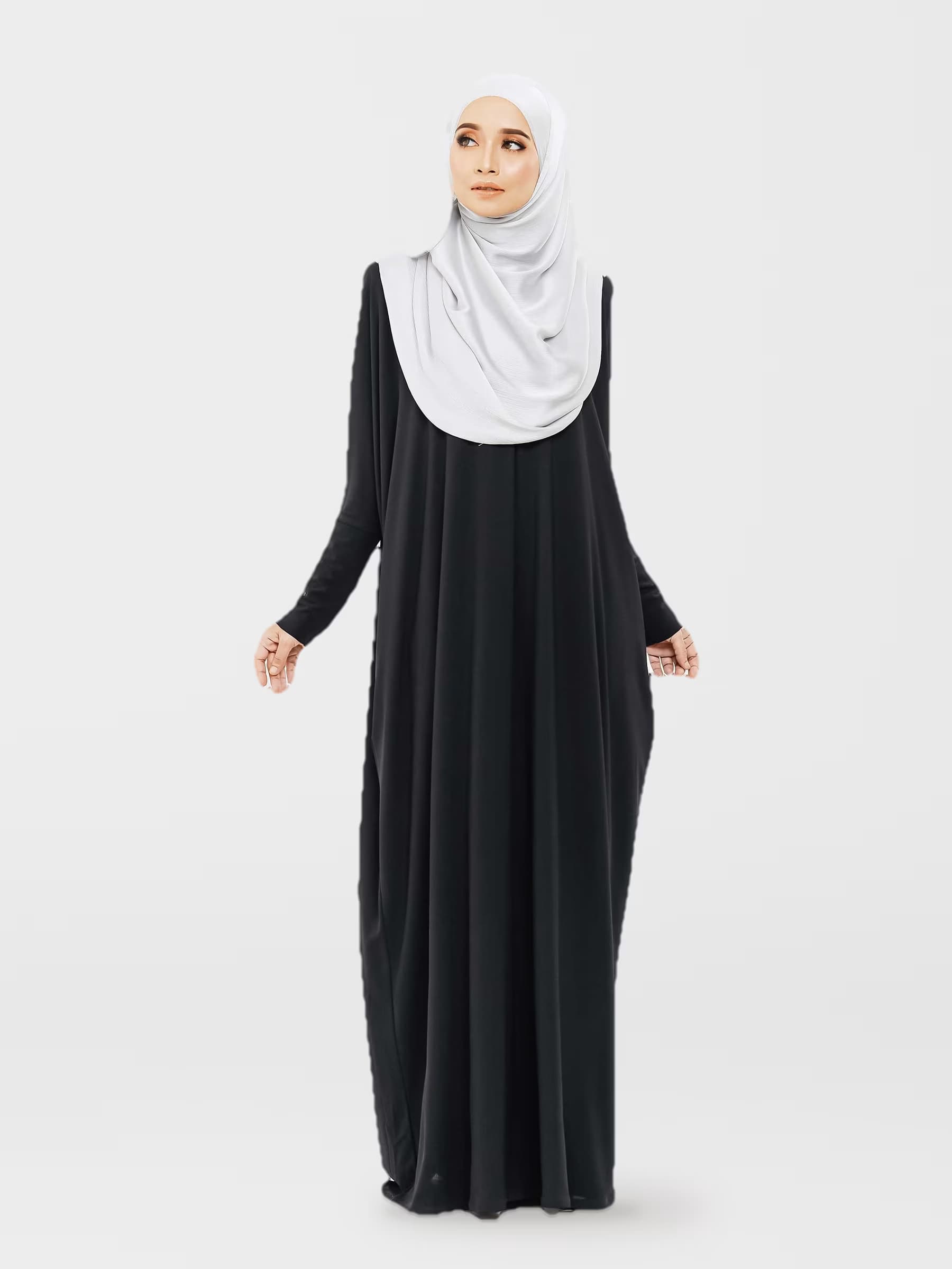 Chanella™ Ironless Kaftan in Black