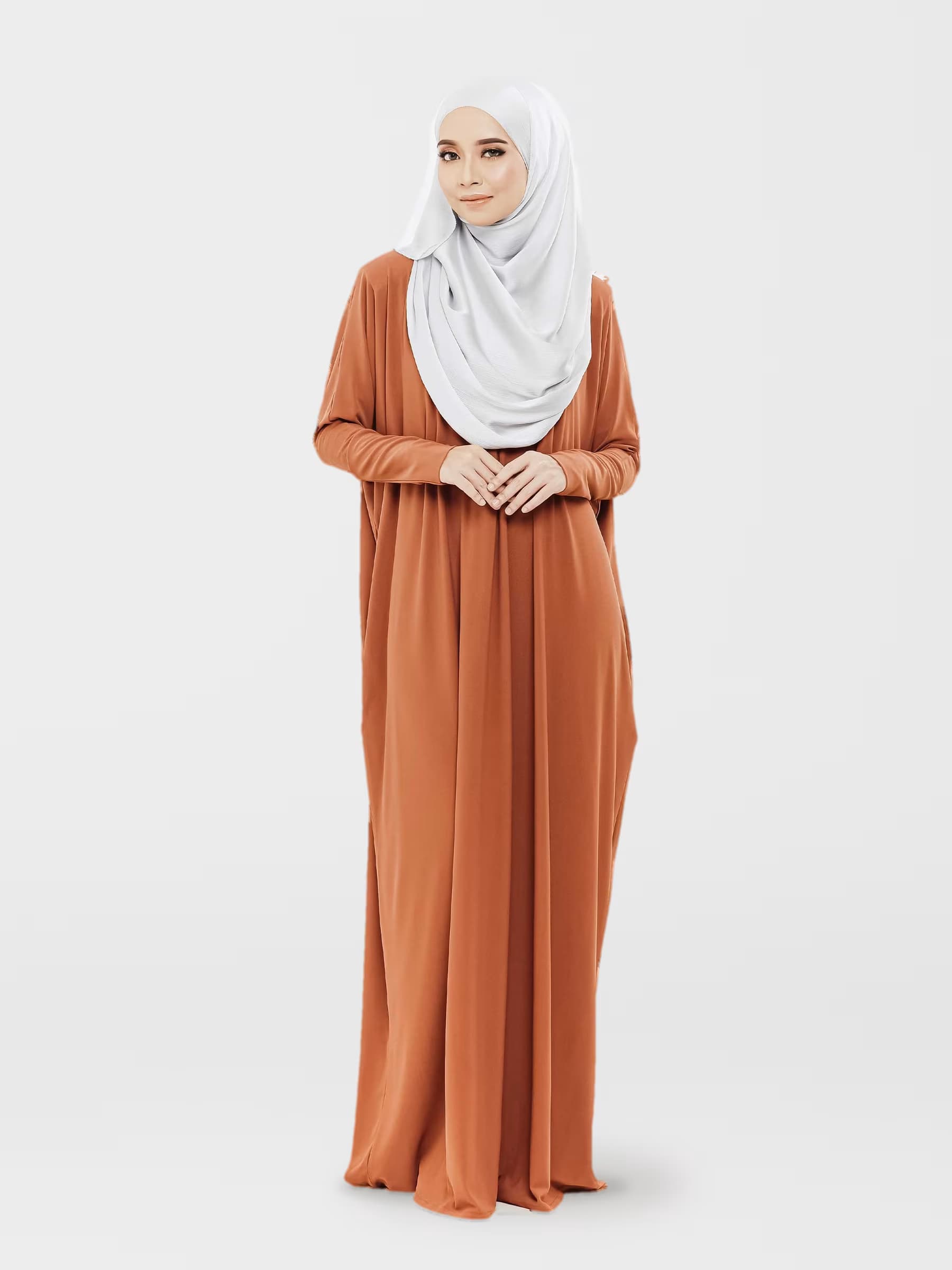 Chanella™ Ironless Kaftan in Cinnamon