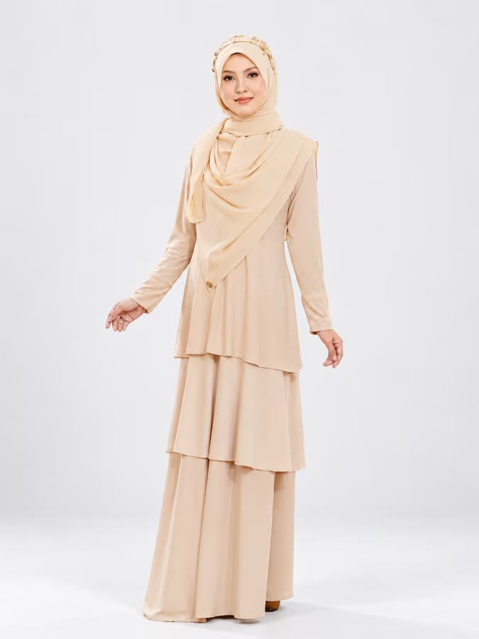 Qaira Ironless Kurung