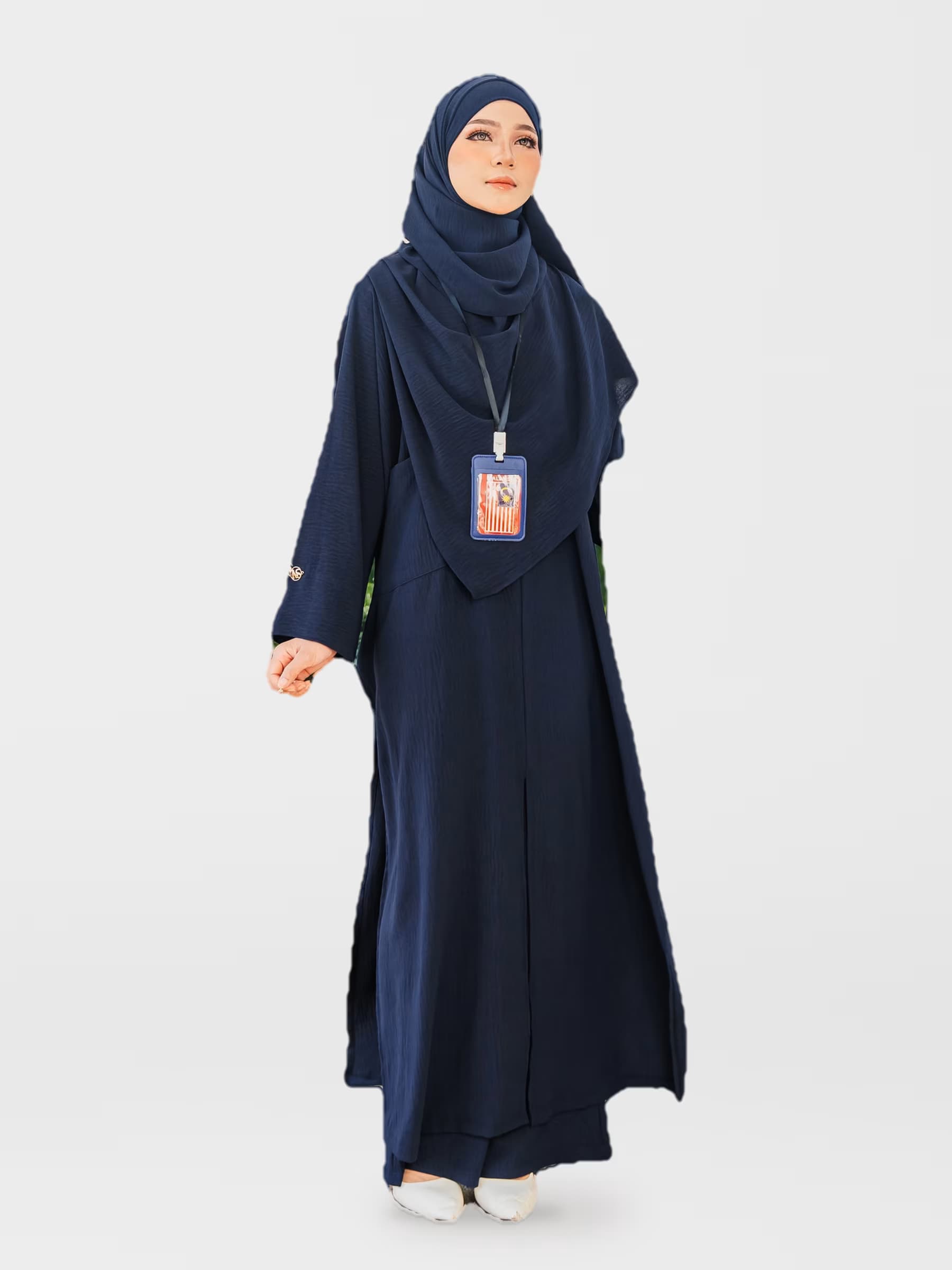Arafa™ Ironless Suit in Dark Blue