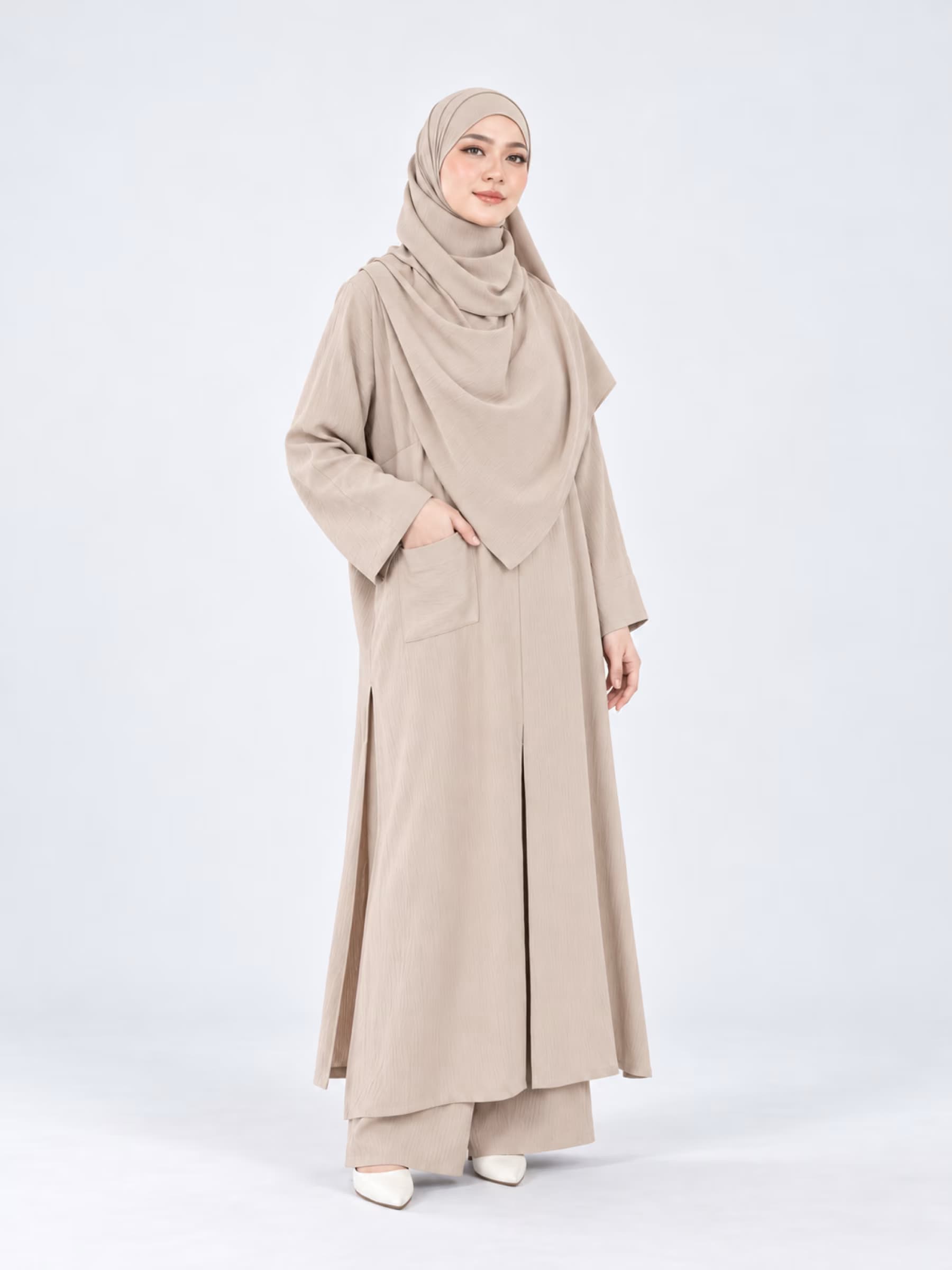 Arafa™ Ironless Suit in Khaki
