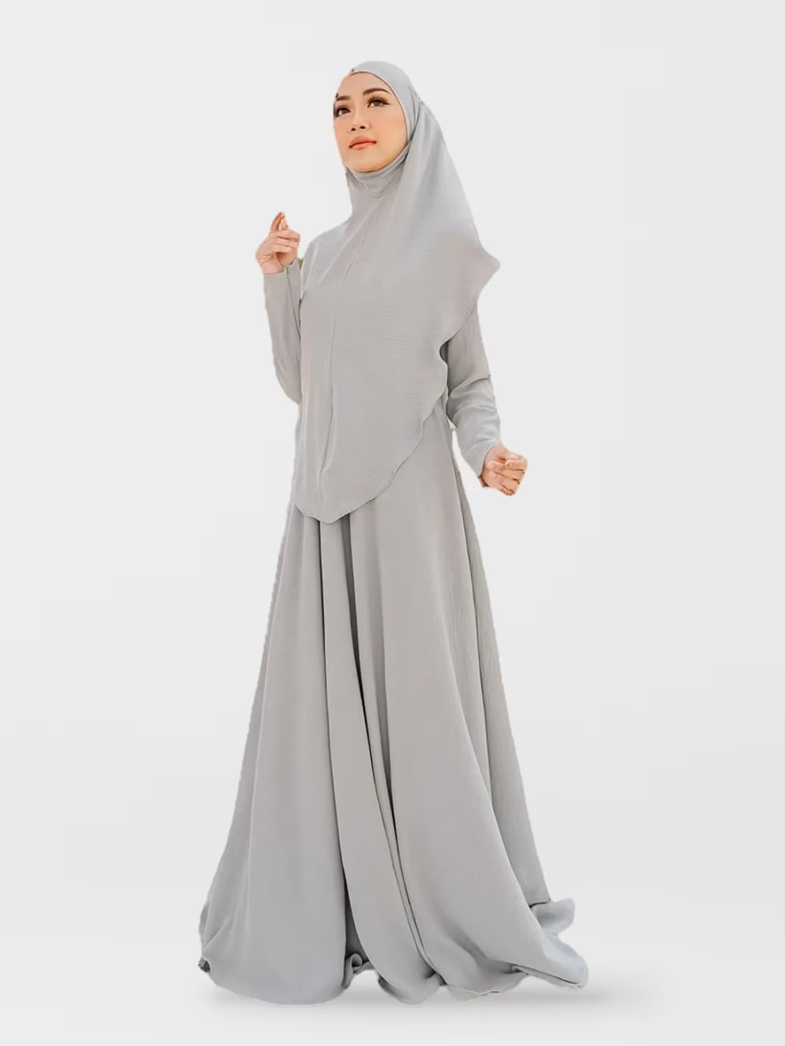 Zinnirah™ Ironless Dress in Grey