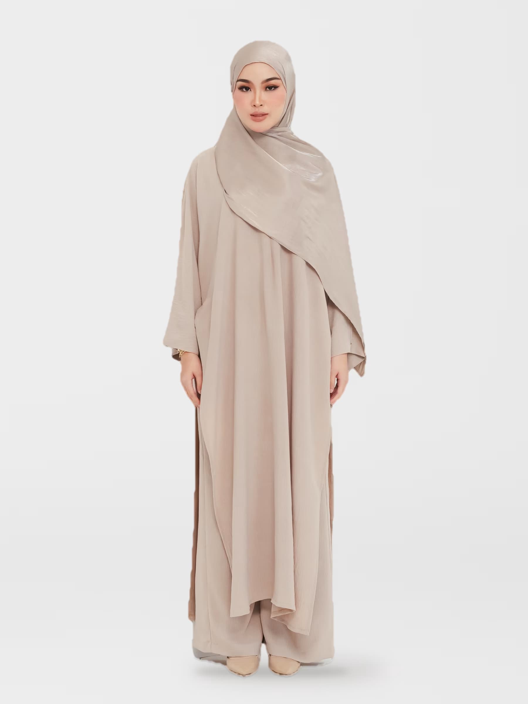 Zehra Ironless Suit — Coffee