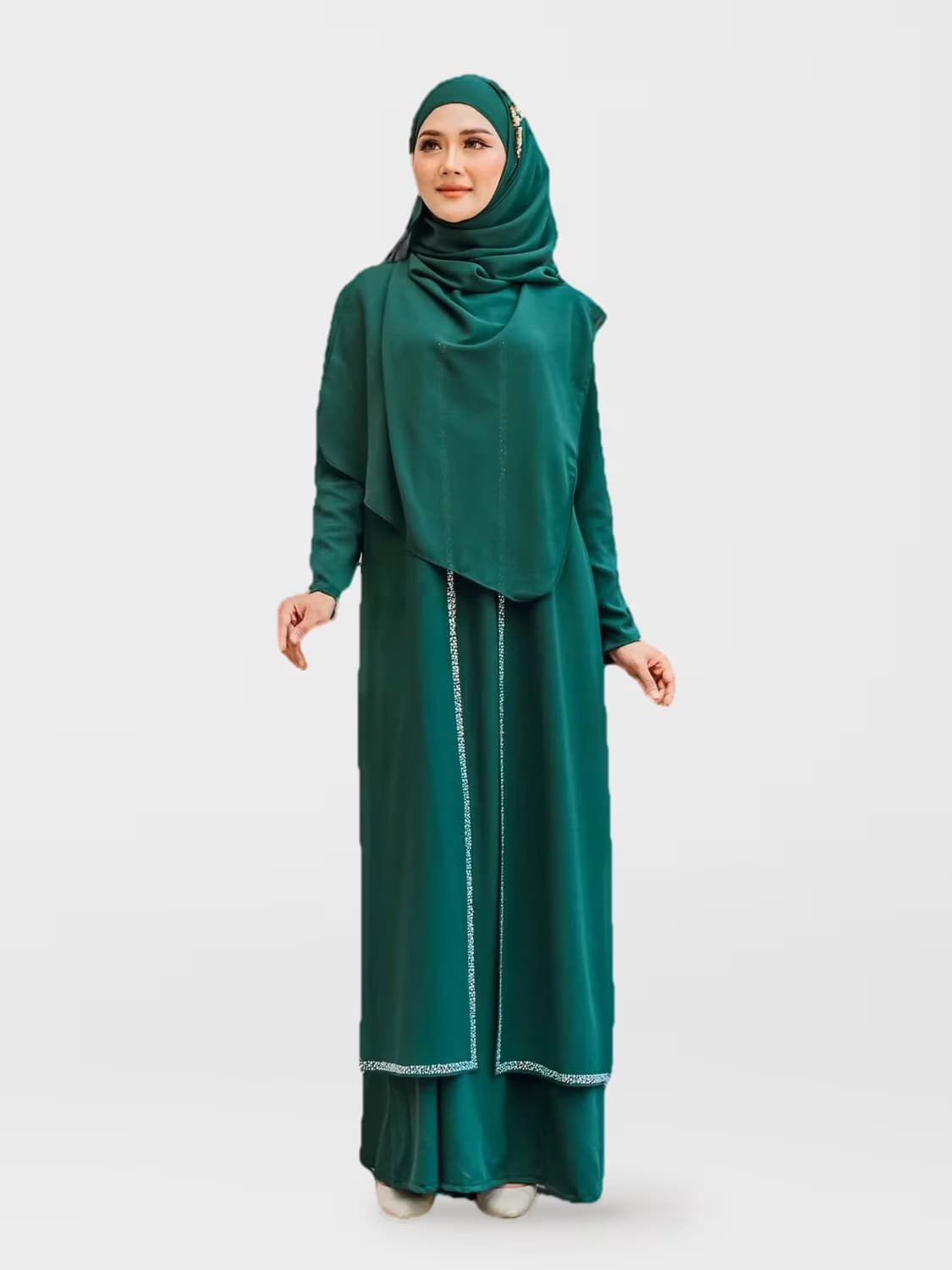 Qairani™ Syarie Dress in Emerald