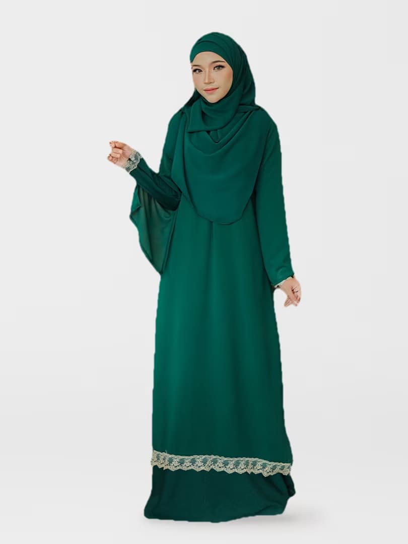 Mahira™ Syarie Dress in Emerald