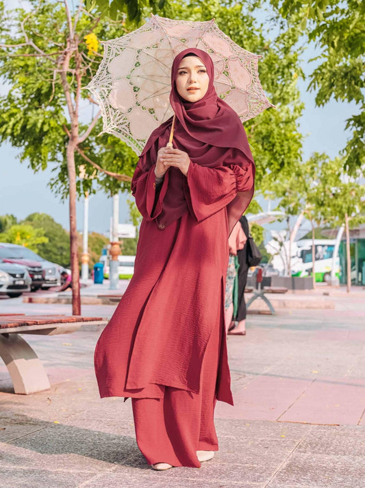 Kurung Syarie Ironless Mawar™ - Mardina Safiyya®